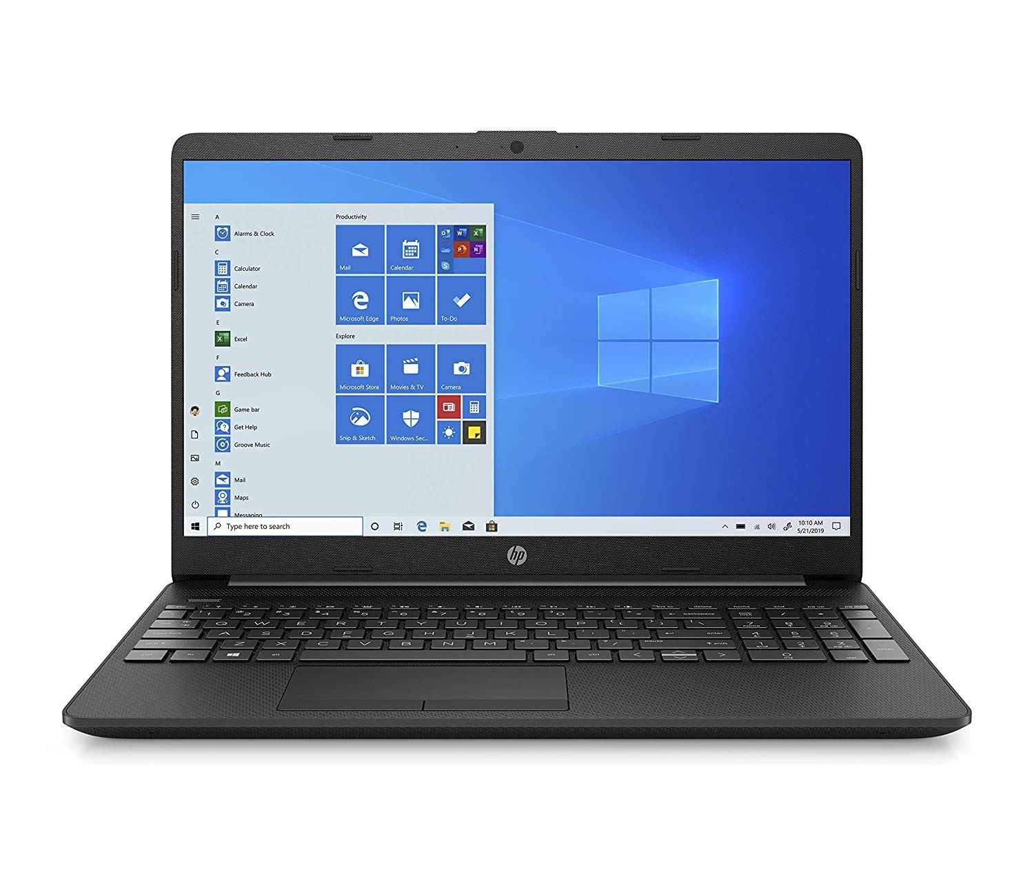 HP 15 Intel Pentium Gold FHD Laptop (4GB/1TB/Win 10) Jet Black