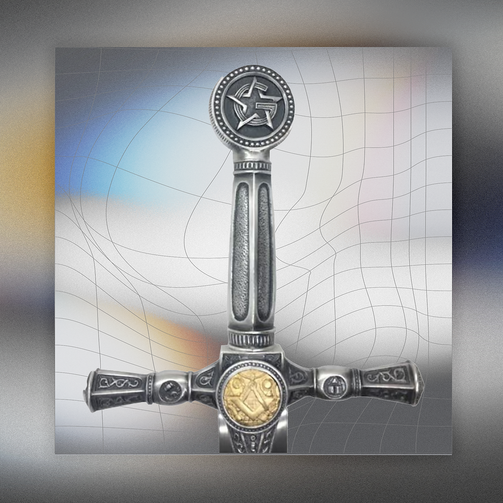 Epée maçonnique courte argent