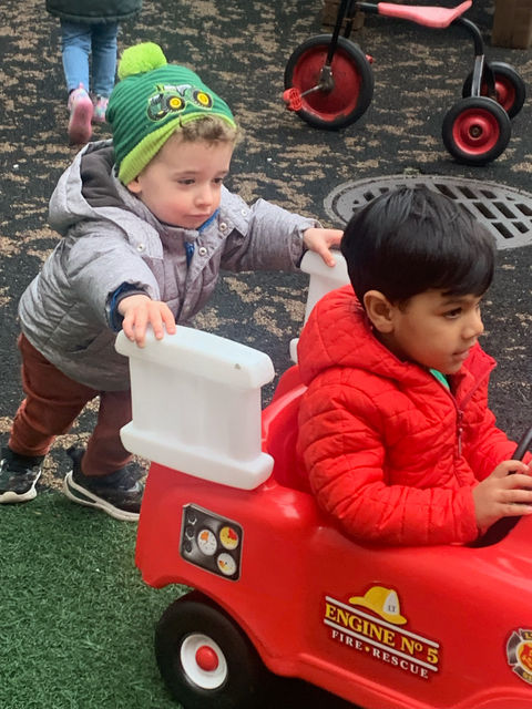 Toddlers in the playground