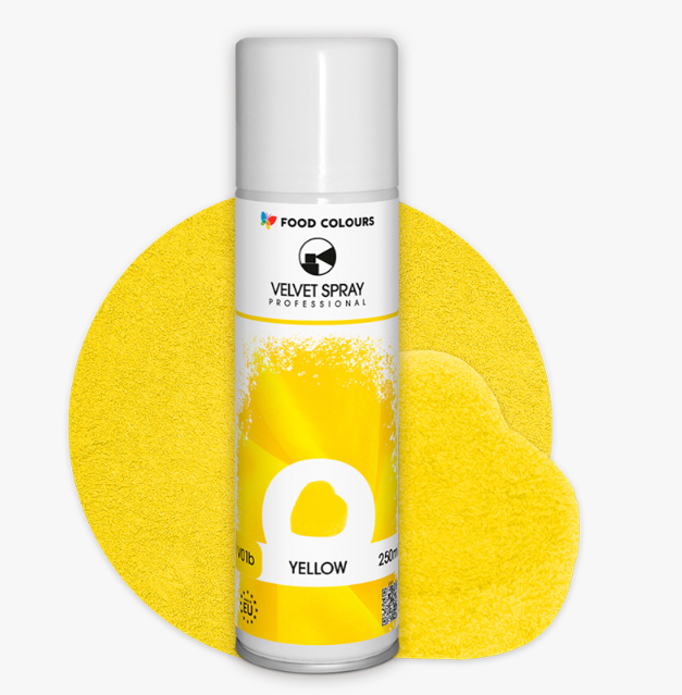 Thumbnail: Velvet Spray Professional Yellow food coloring