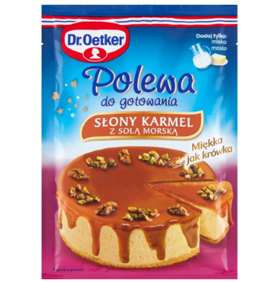 Dr. Oetker Polewa do gotowania Słony Karmel cheesecake topping