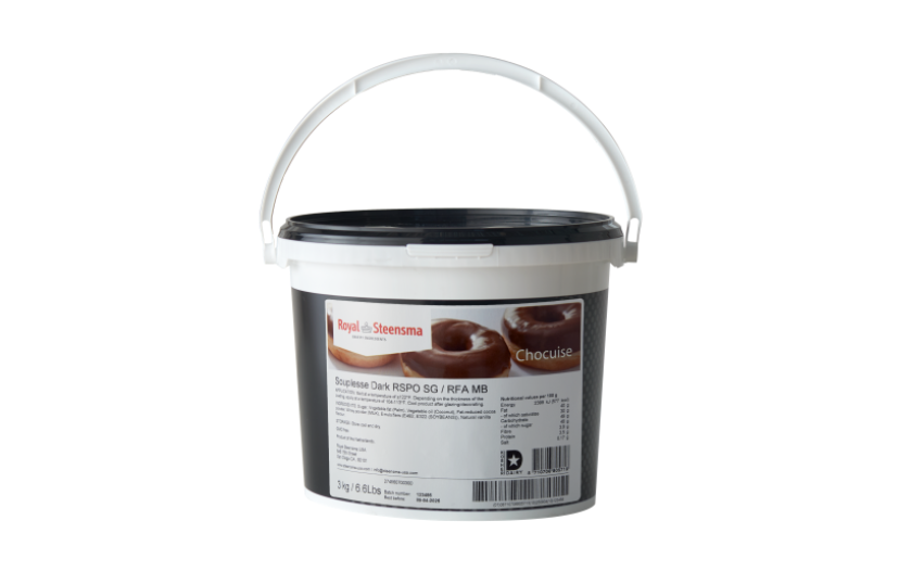 Royal de Deense chocolate glaze bucket