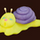 Thumbnail: Cute yellow and purple snail