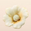 Thumbnail: Cream flower sugar decoration, 5cm