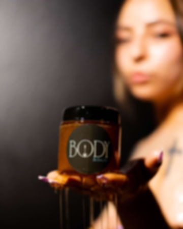 Blackhead Honey Face Mask ready for purchase being modeled by Brand Ambassador Melody