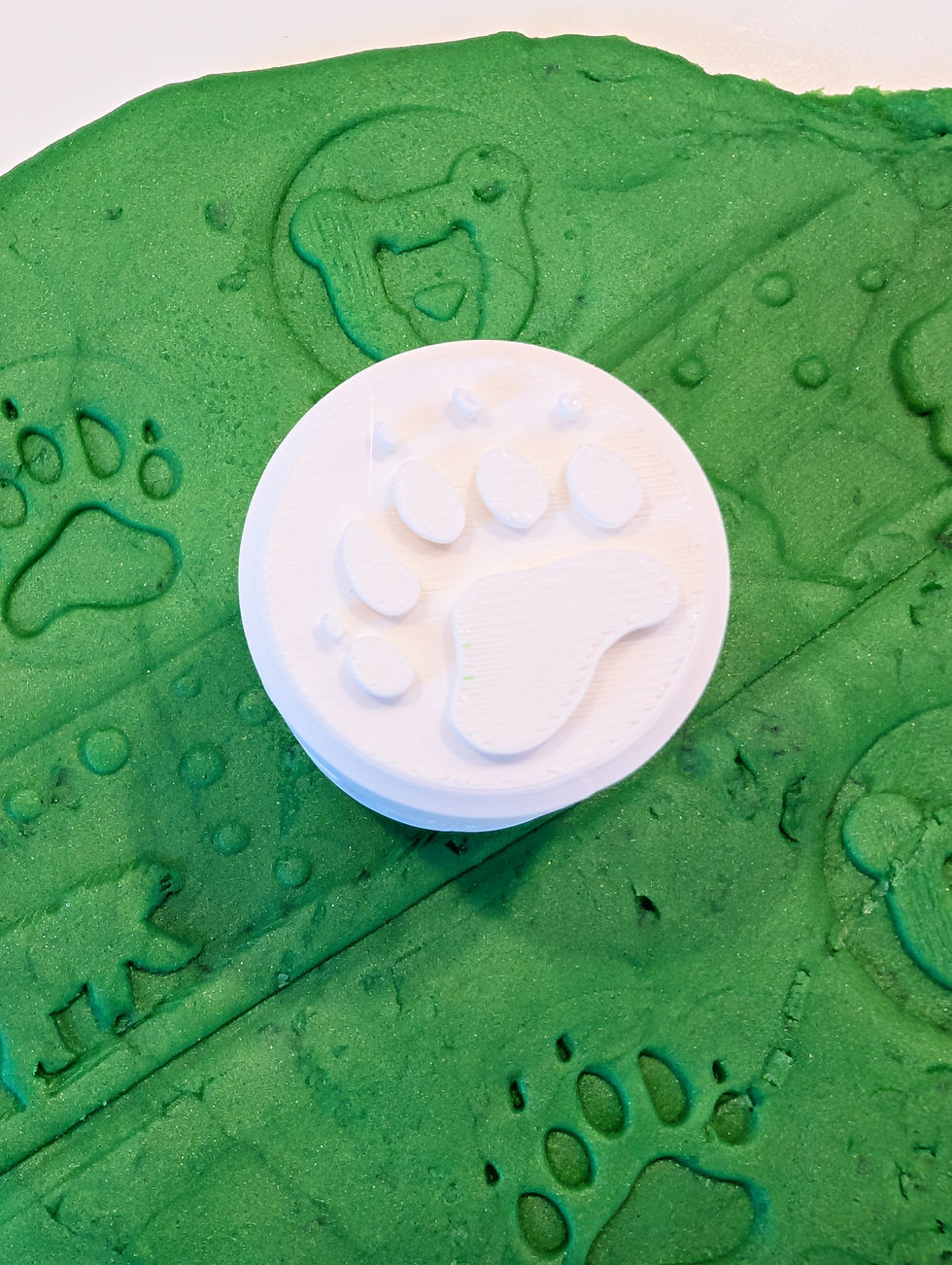 Thumbnail: Polar Bear Mini Playdough Roller
