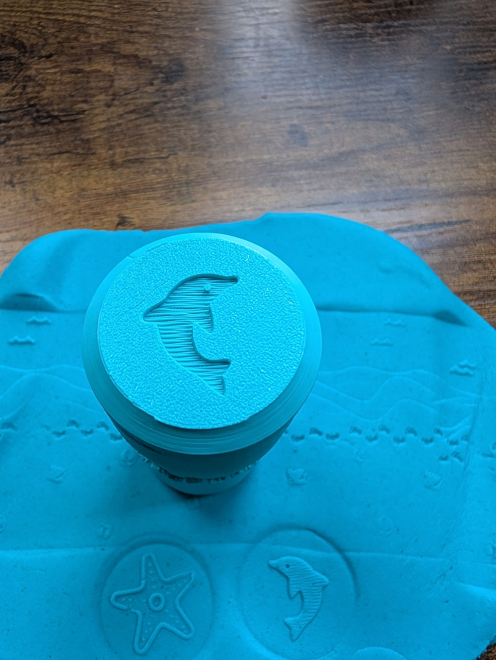 Thumbnail: Beach and Sea Playdough Texture Roller