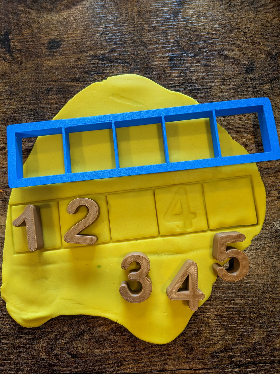 Thumbnail: Ten and Five Frame Playdough Cutters