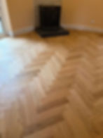 Herringbone Natural oak flooring , suitable for underfloor heating!