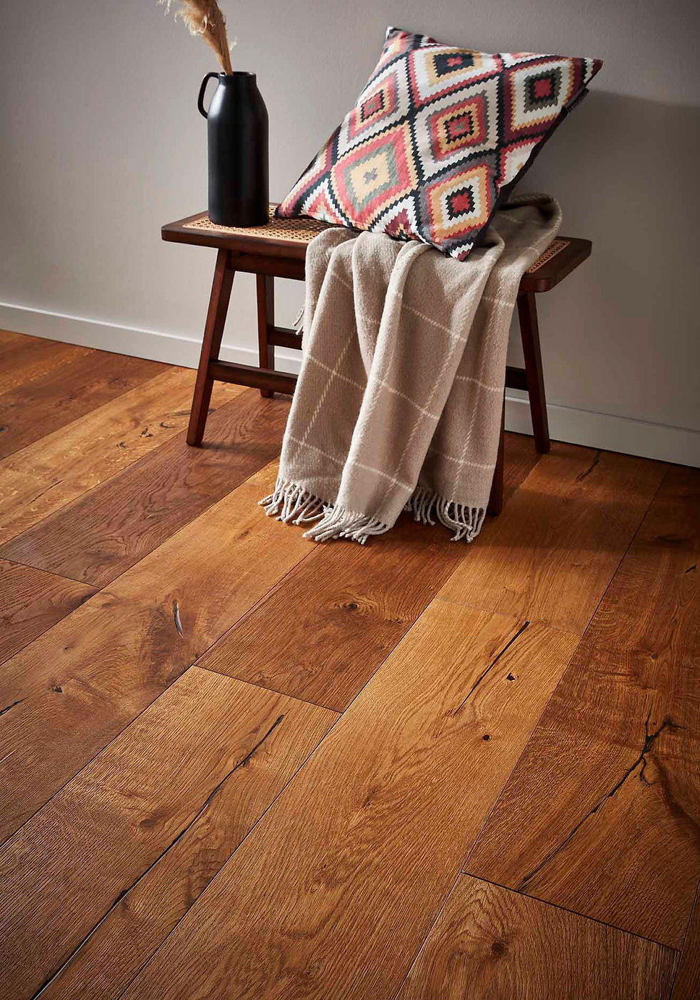 Thumbnail: Buy Pinzon Oak flooring from BT FLOORING  rich colour to make Pinzon Oak a beautiful update on the classic rustic oa