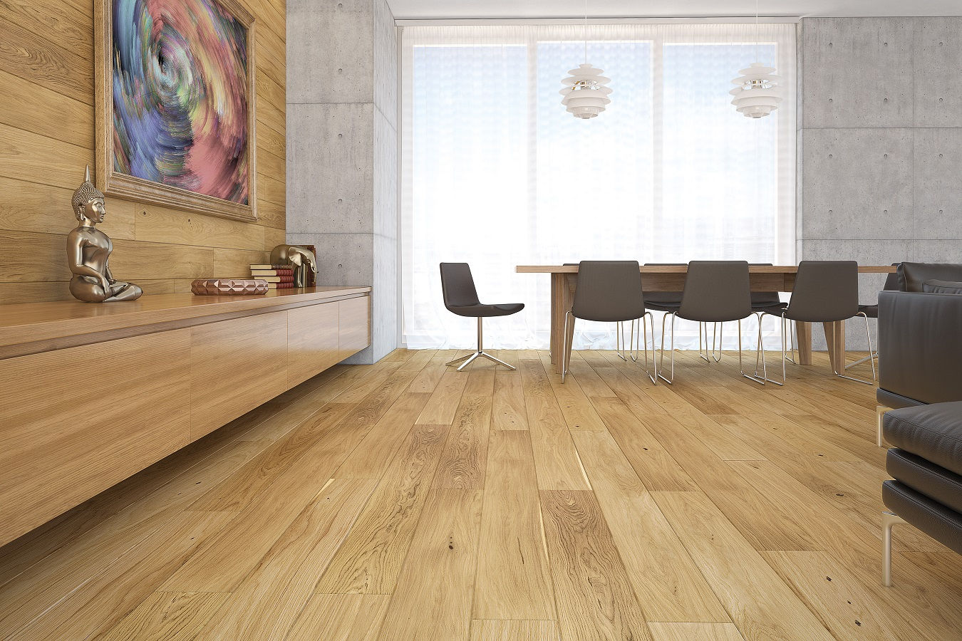 Atkinson & Kirby: CON2005 Sahara Oak Smooth Matt Lacquer £50.65m2 Exc VAT
