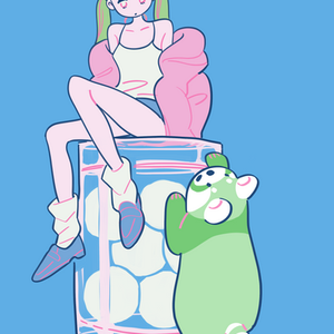 女性イラストサンプル