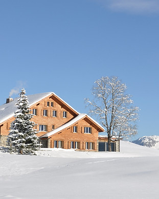 Maison dans la neige