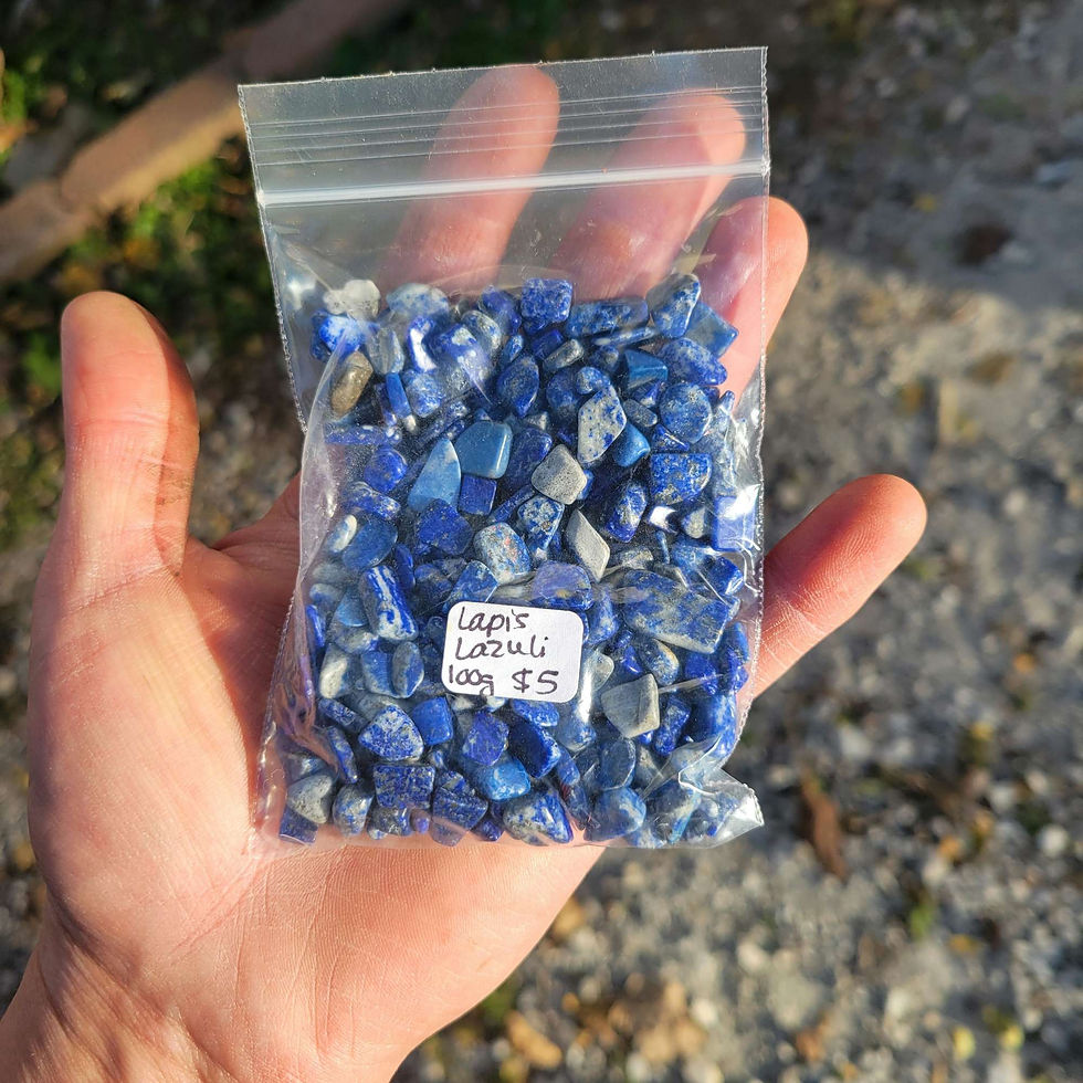 Lapis Lazuli Crystal Chips