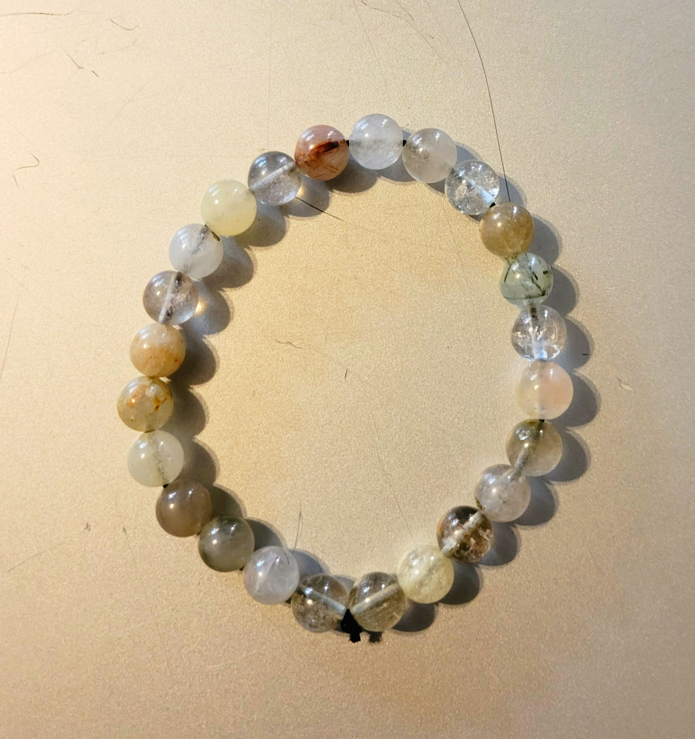 Colorful Rutilated Quartz Bracelets