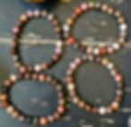 Petrified Wood bracelets. 