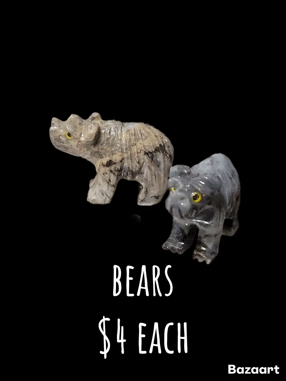 Thumbnail: Soapstone 2" Soapstone Animal Carvings