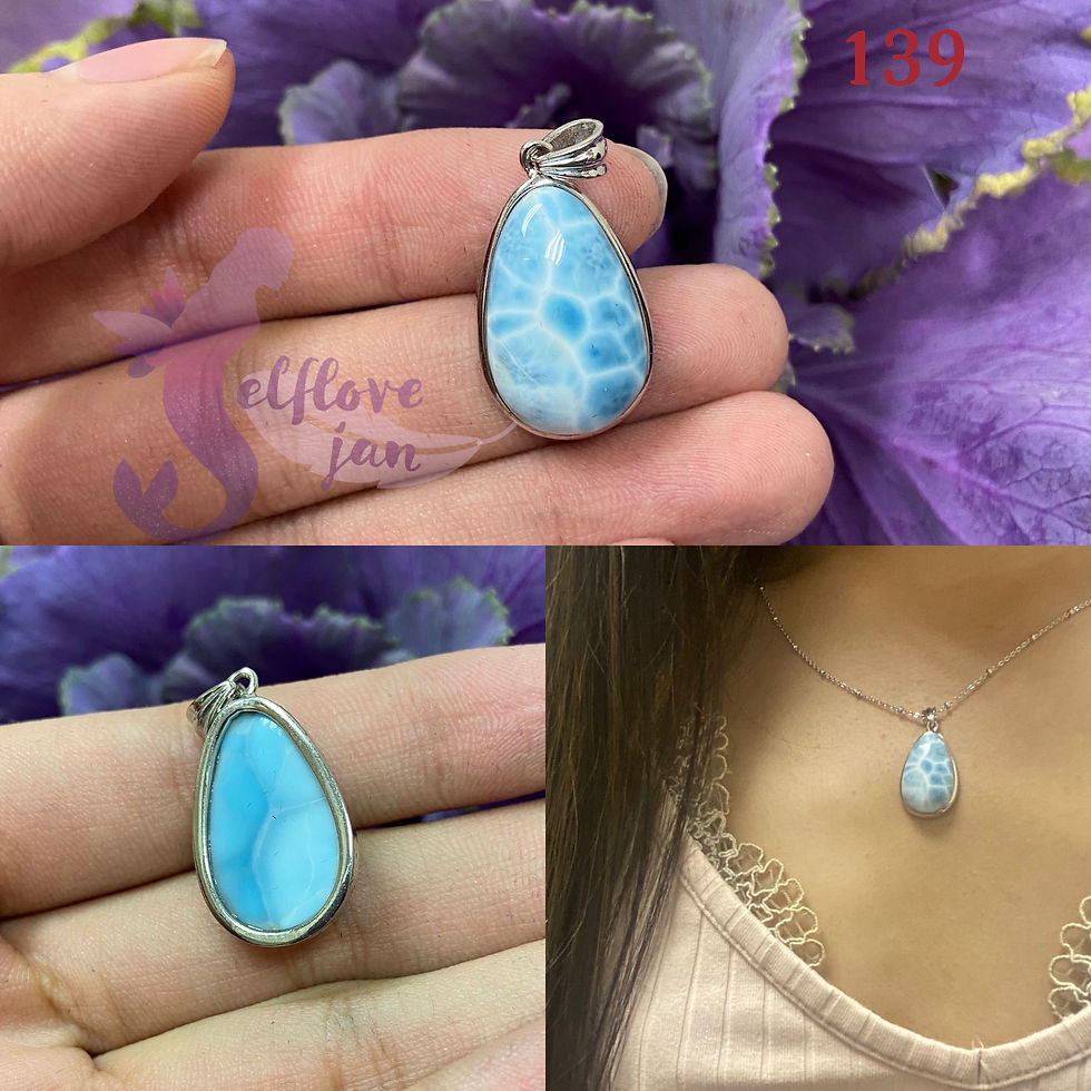 Thumbnail: 拉利瑪海紋石 Larimar 來自阿特蘭提斯的水晶