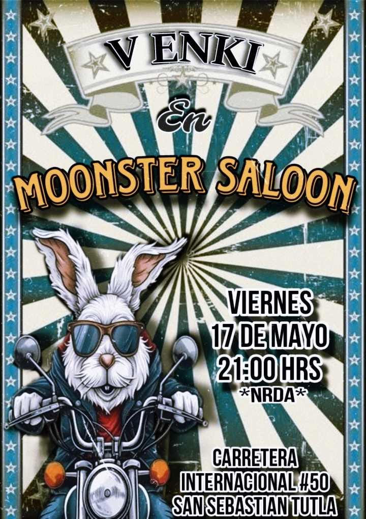 Concierto Imperdible: V Enki en el Moonster Saloon