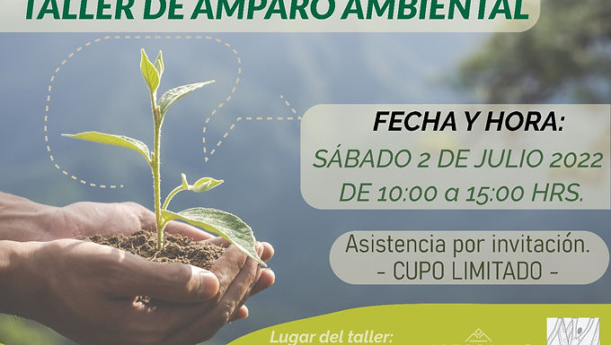 Biojurídica invita a taller de Amparo Ambiental