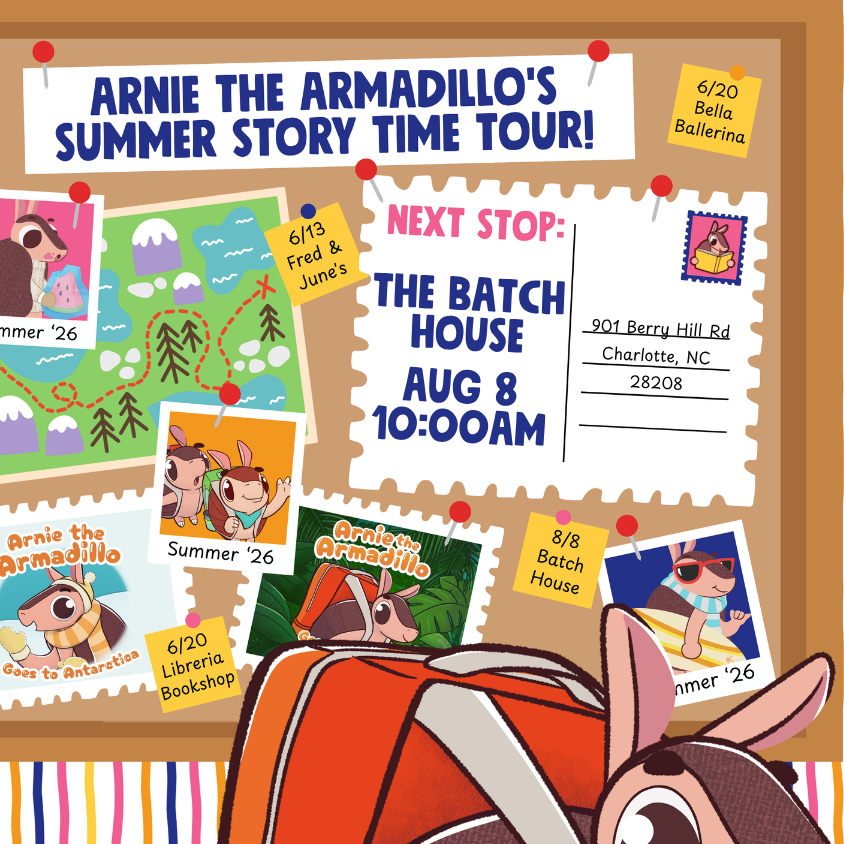The Batch House | Arnie the Armadillo's Summer Story Time Tour