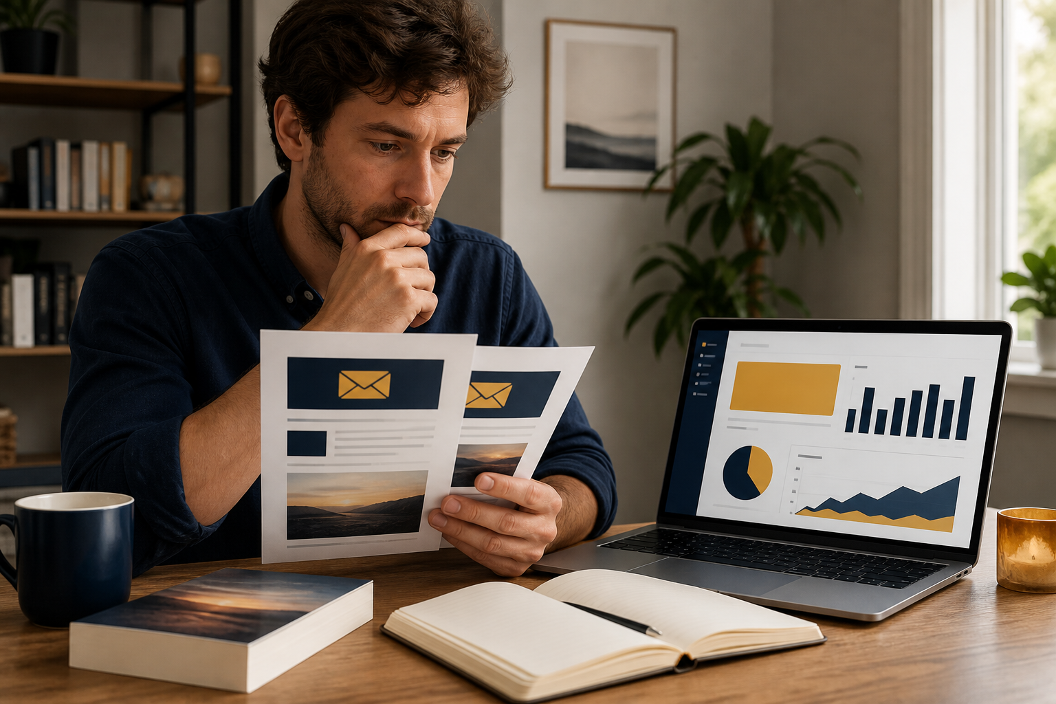 Author comparing a newsletter partnership with a paid book promotion campaign