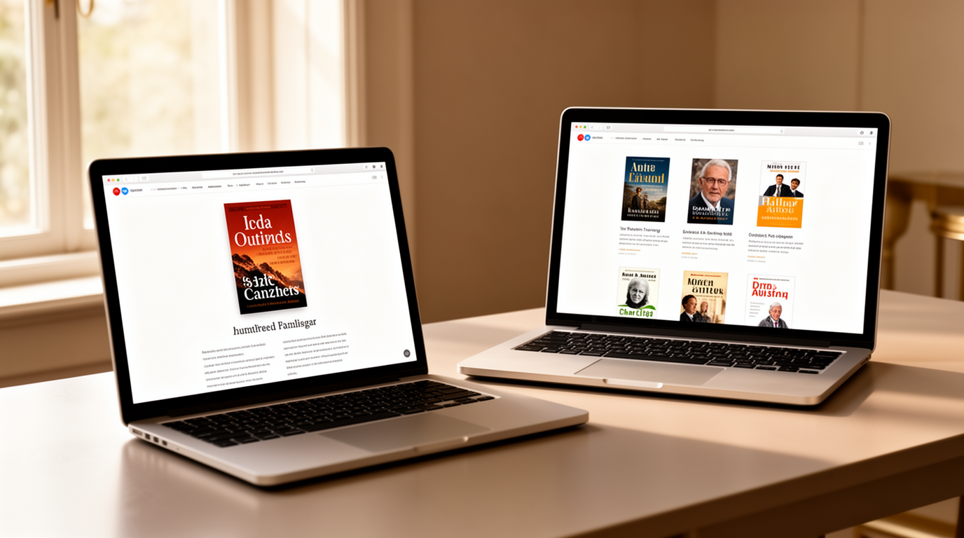 Book Landing Page vs Author Website: Which Should Authors Build First?