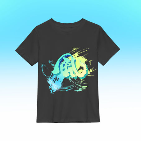 風Tシャツ完成! 横浜デザイン絵画教室:レッスン101