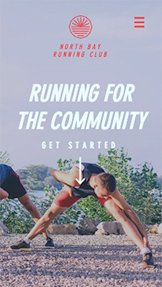 Sports et Loisirs website templates – Club de course