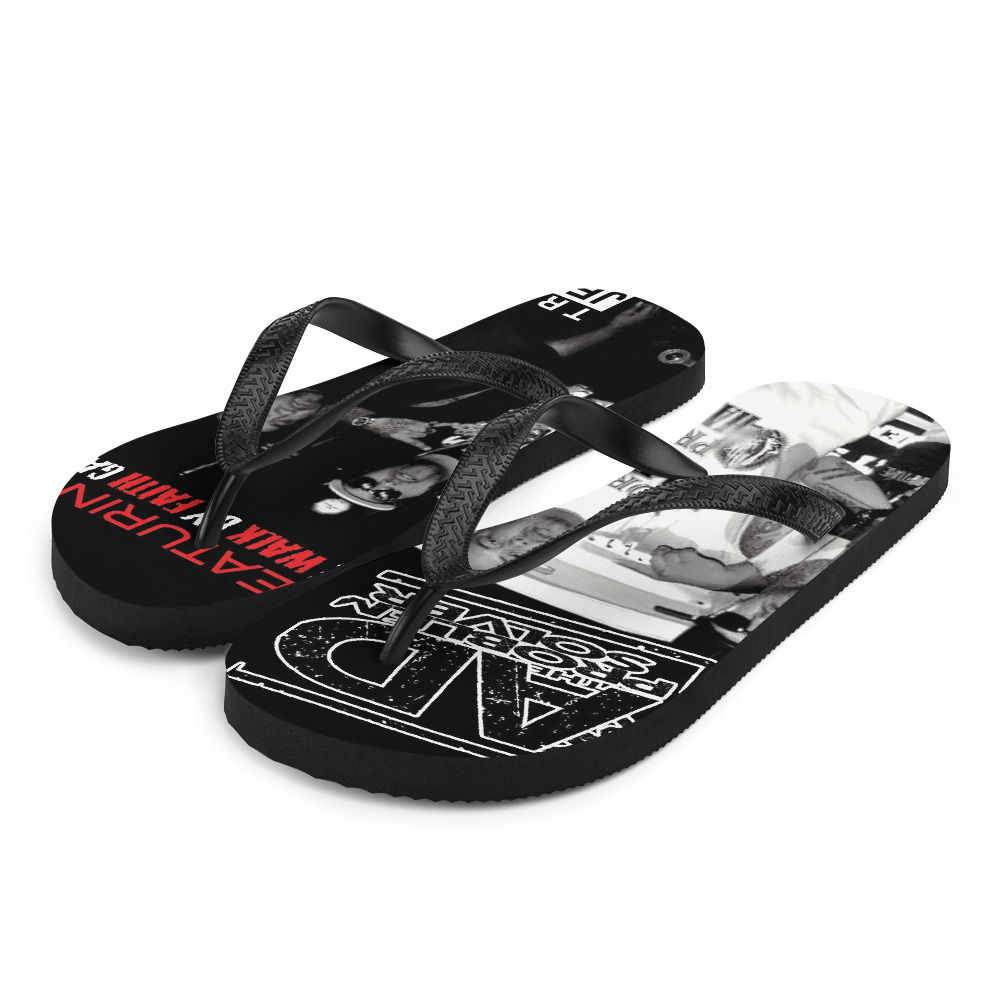 "Walk By Faith Gang" Flip-Flops