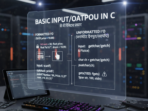 Basic Input/Output - Formatted and Unformatted Input/Output Statement in C