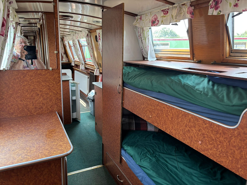 Thumbnail: 70ft canal boat cruiser stern sleeps 8 for sale