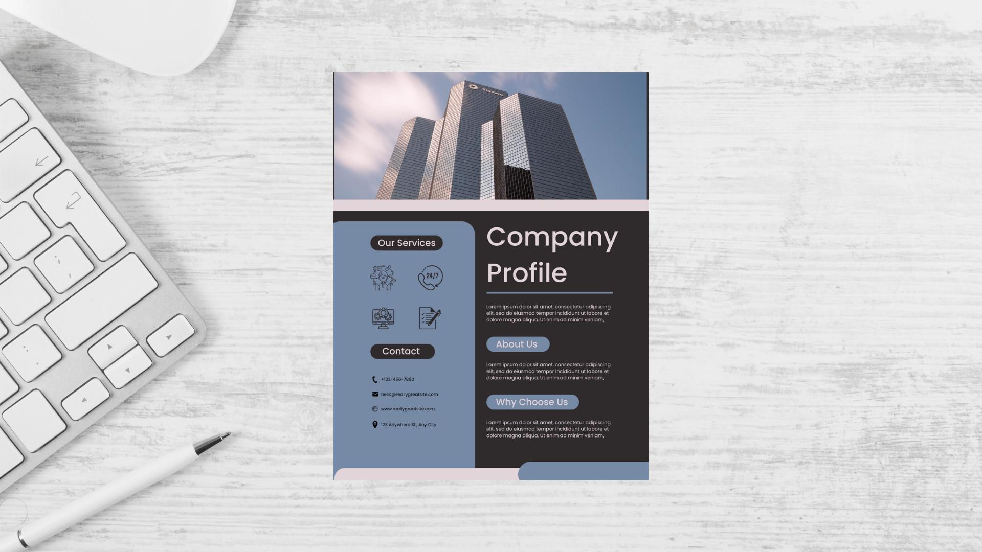 3 Simple Professional Capability Statement Template (CANVA)
