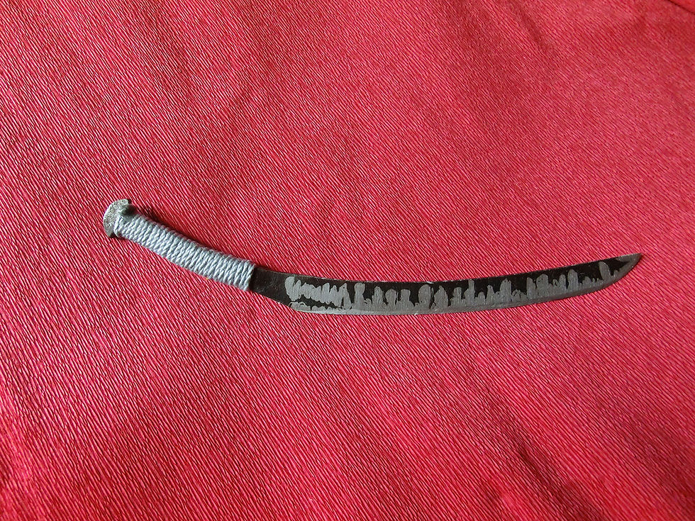 サムネイル： 刀匠：安藤広康 ペーパーナイフ２