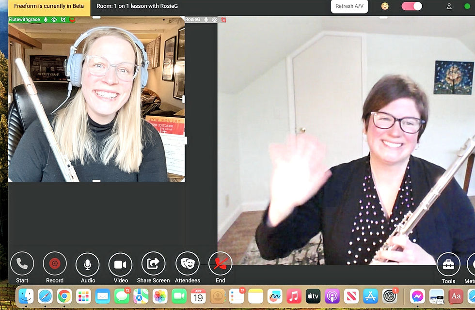 ONLINE flute lessons!