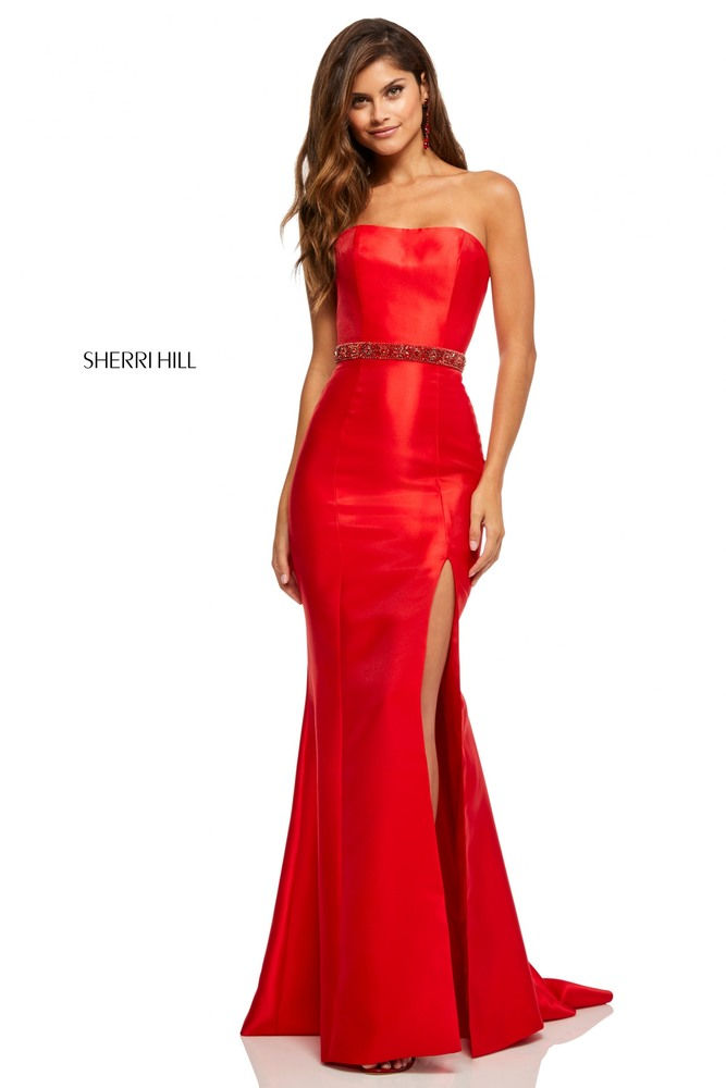 Thumbnail: Sherri Hill - 52541 Mocha Size 10