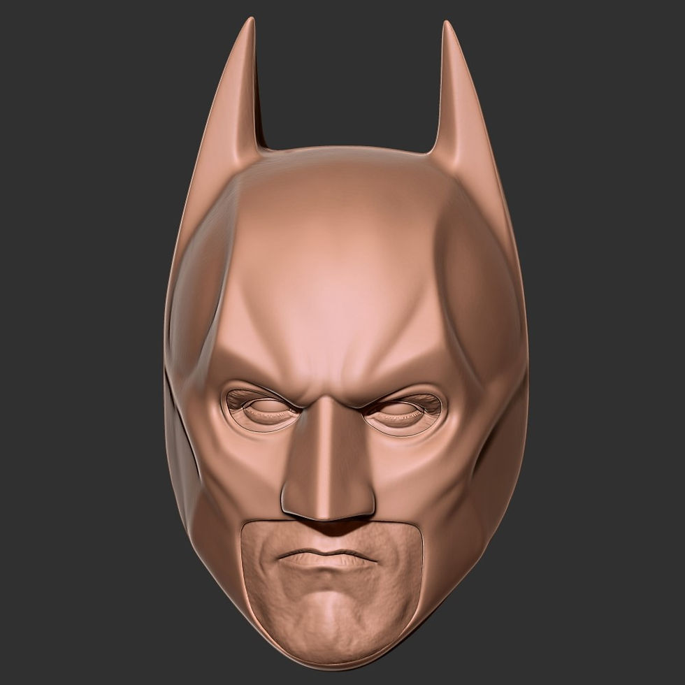 Thumbnail: UNPAINTED - 1:12 The Dark Knight Cowl