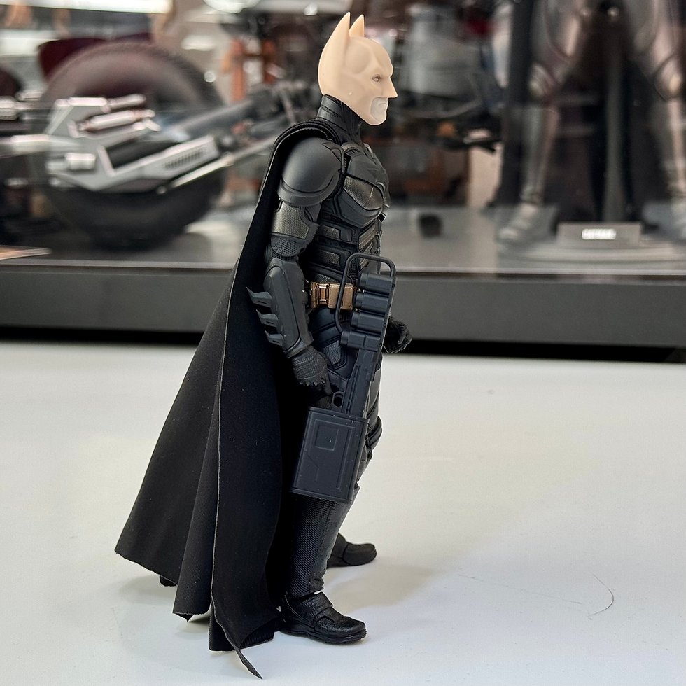 Thumbnail: UNPAINTED Screen Accurate Cowl for InArt Batman TDKR