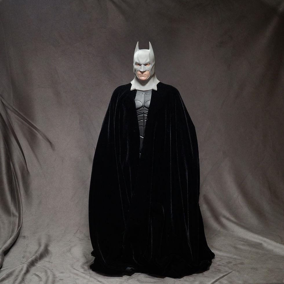 Thumbnail: UNPAINTED - 1:4 Batman Begins Cowl 2.0