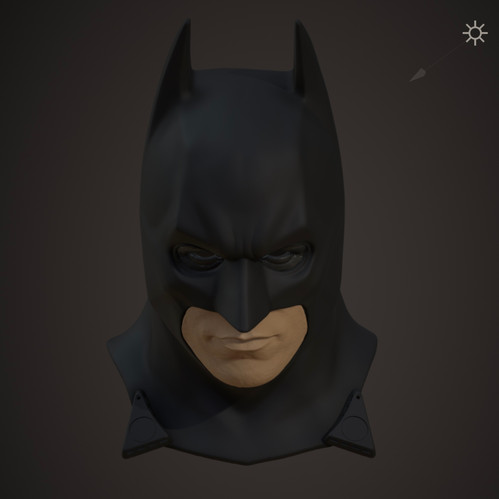 UNPAINTED - 1:6 Batman Begins Cowl 2.0 | OT-Customs
