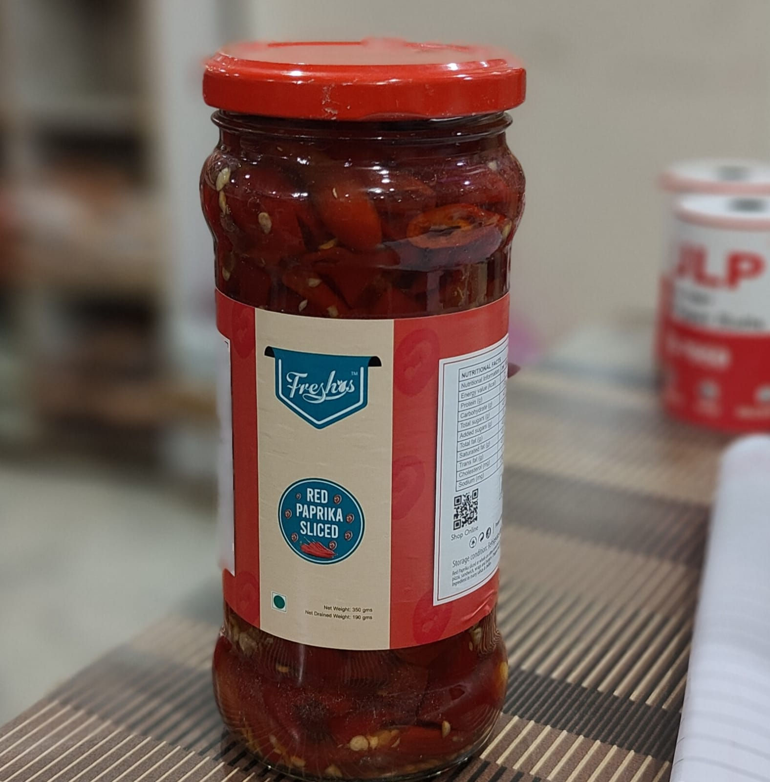 fresheys red paprika 390g