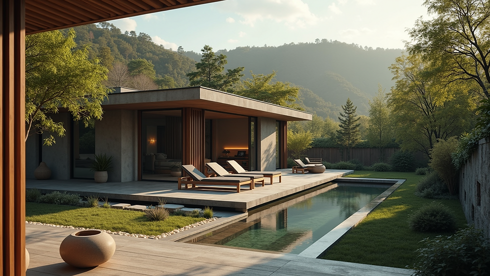 Bird's eye view of a well-designed house naksha