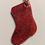Thumbnail: STOCKING Christmas Ornament - Ruby Shimmer