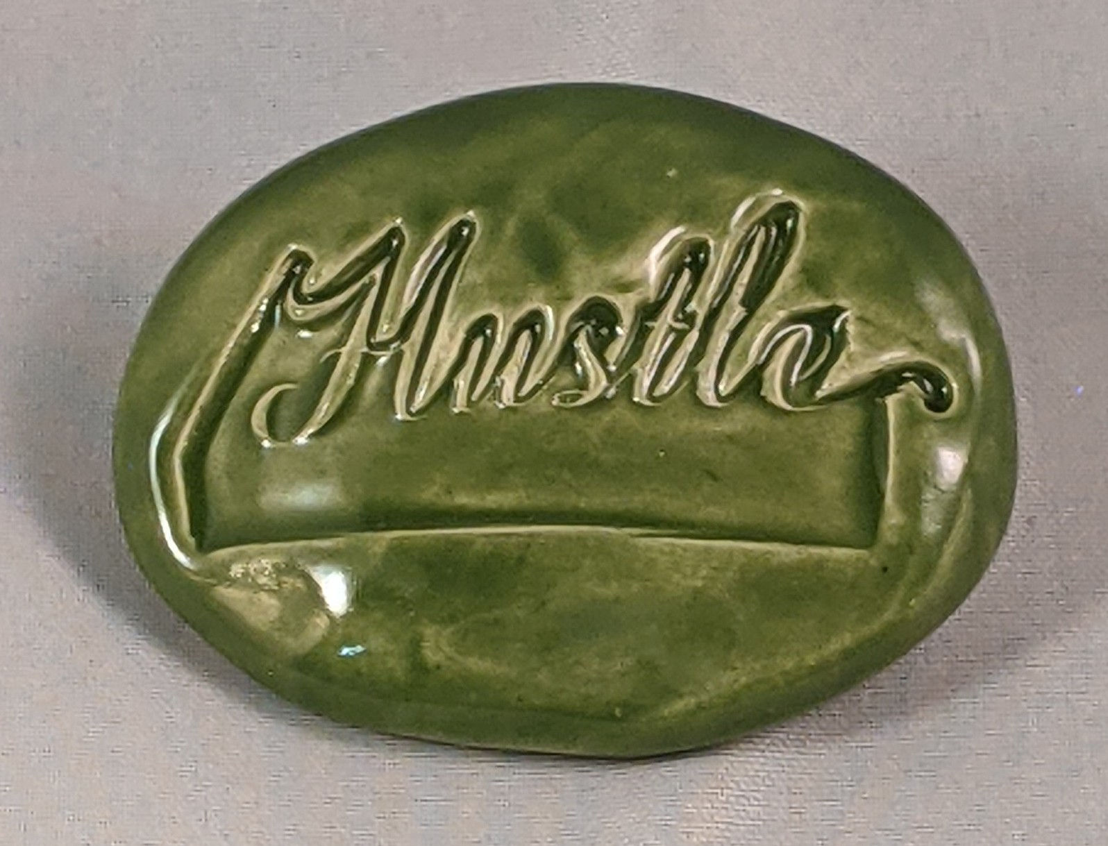HUSTLE Pocket Stone - Emerald Green