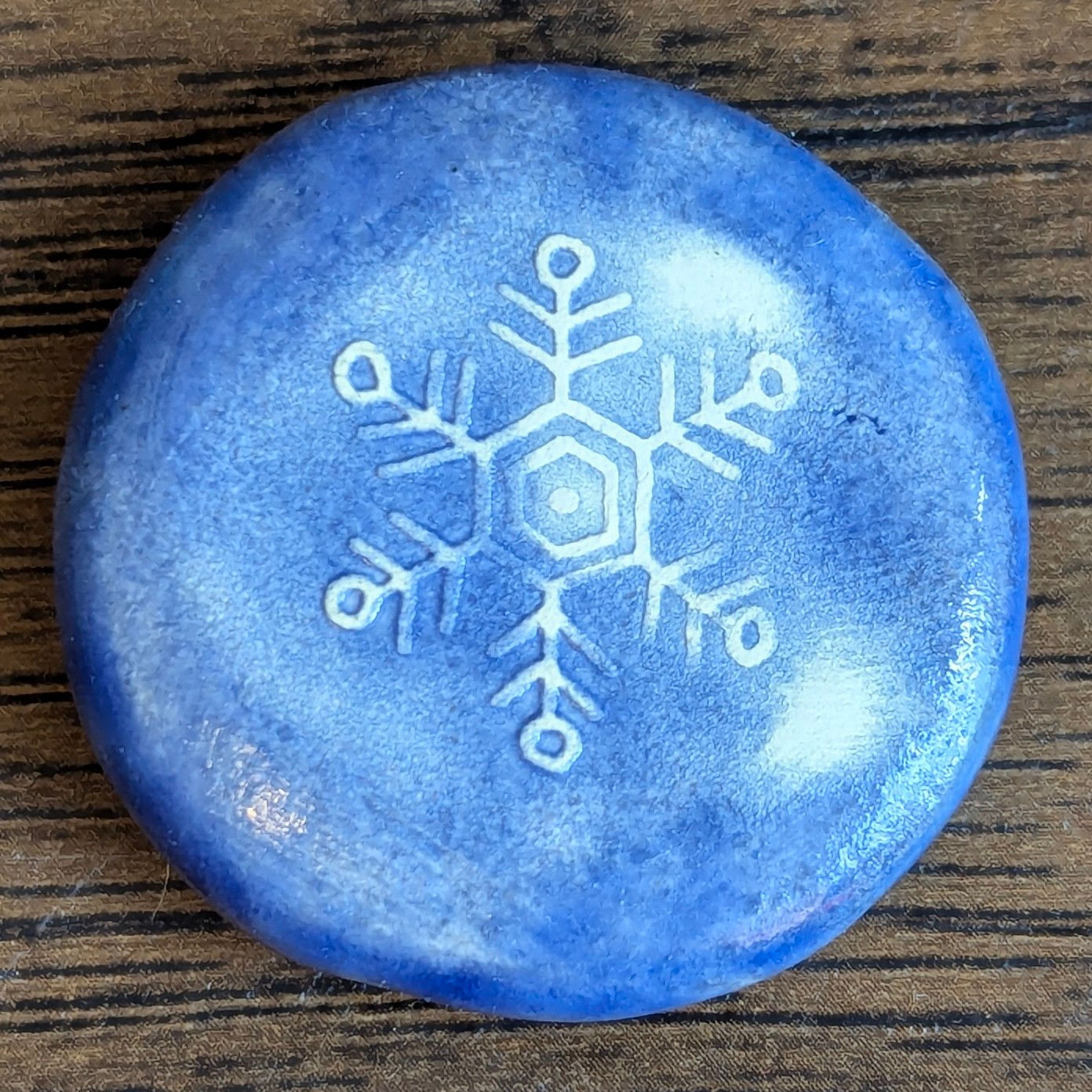 SNOWFLAKE Pocket Stone - Exotic Blue
