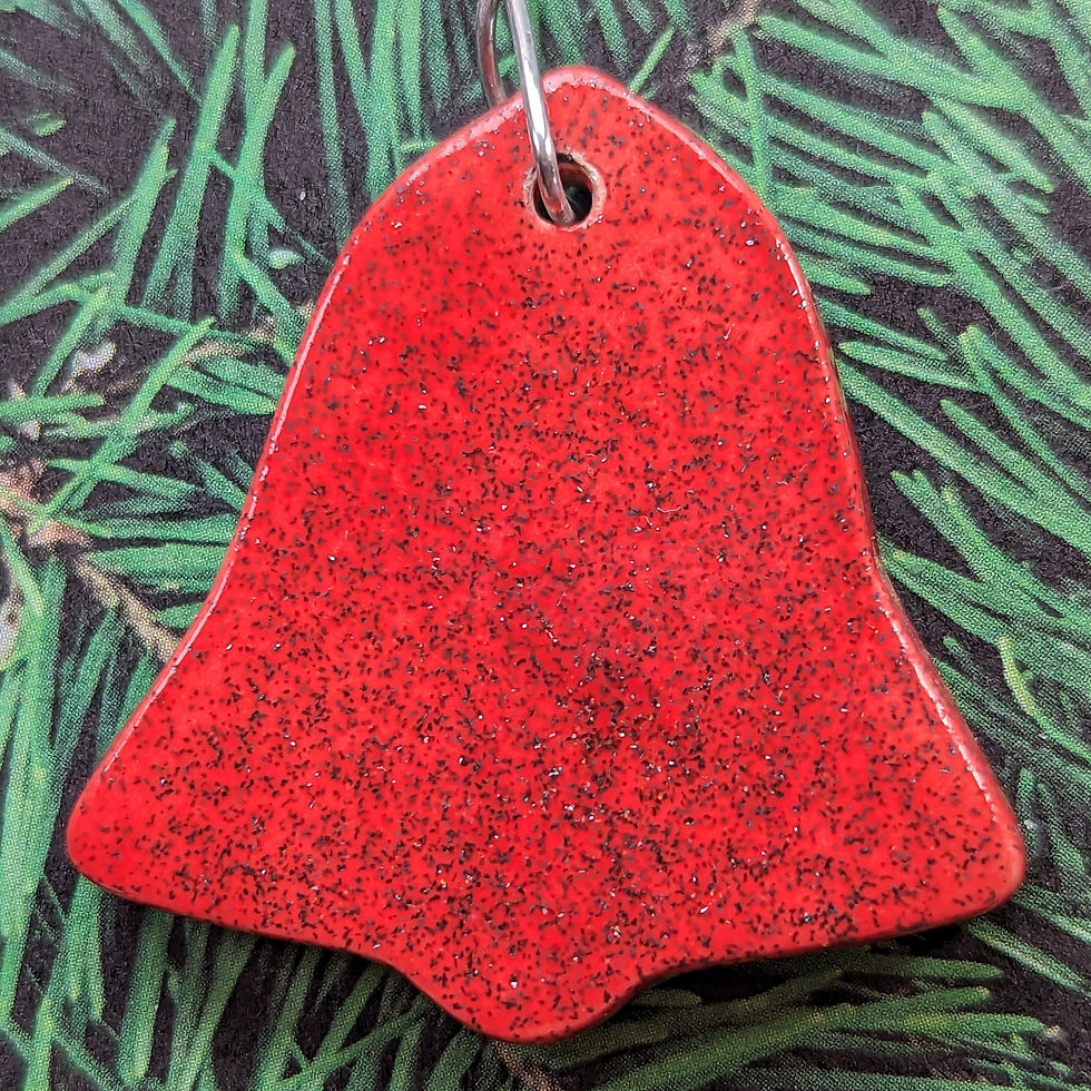 BELL Christmas Ornament - Ruby Shimmer