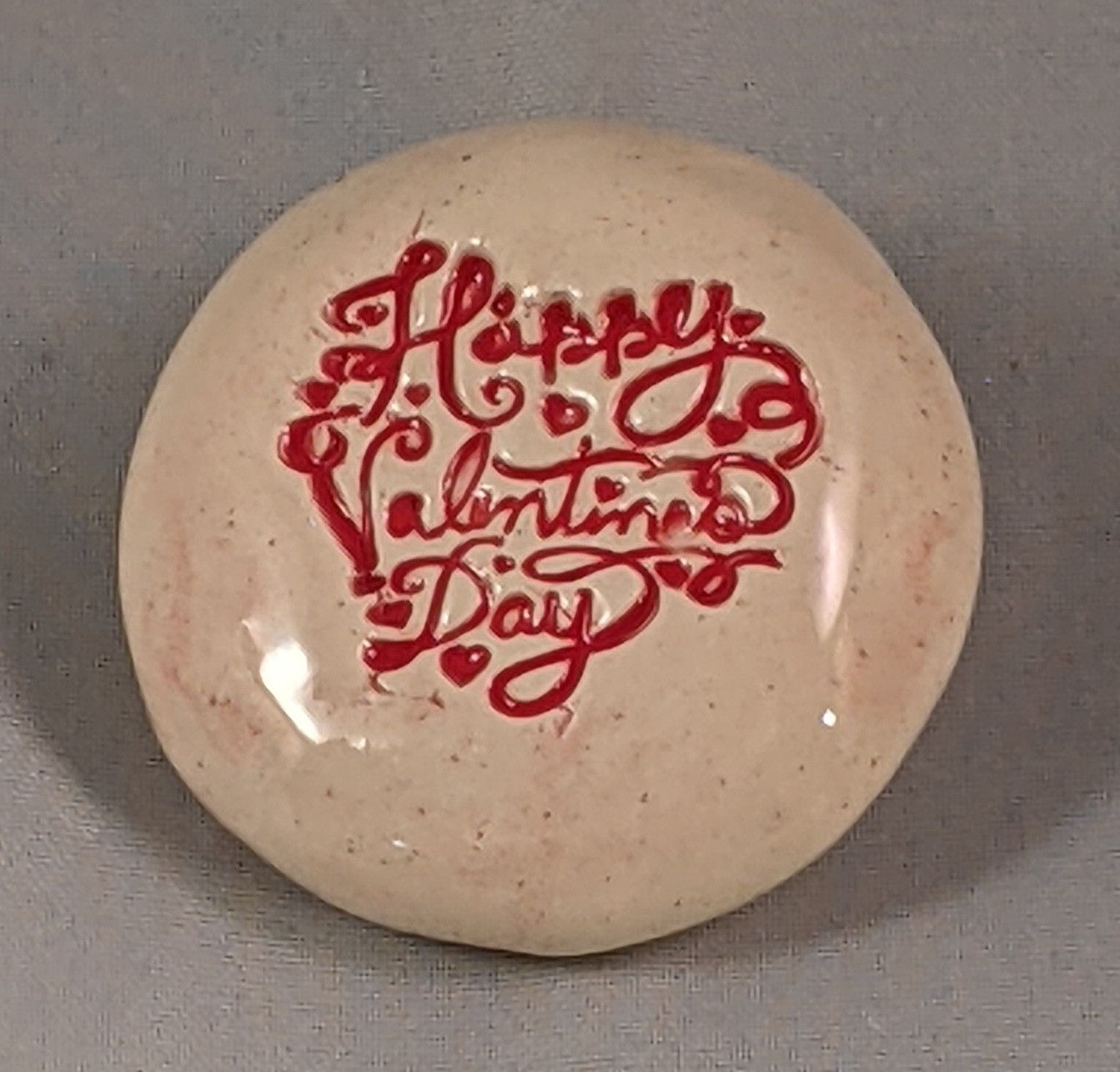 HAPPY VALENTINE'S DAY Pocket Stone - Red