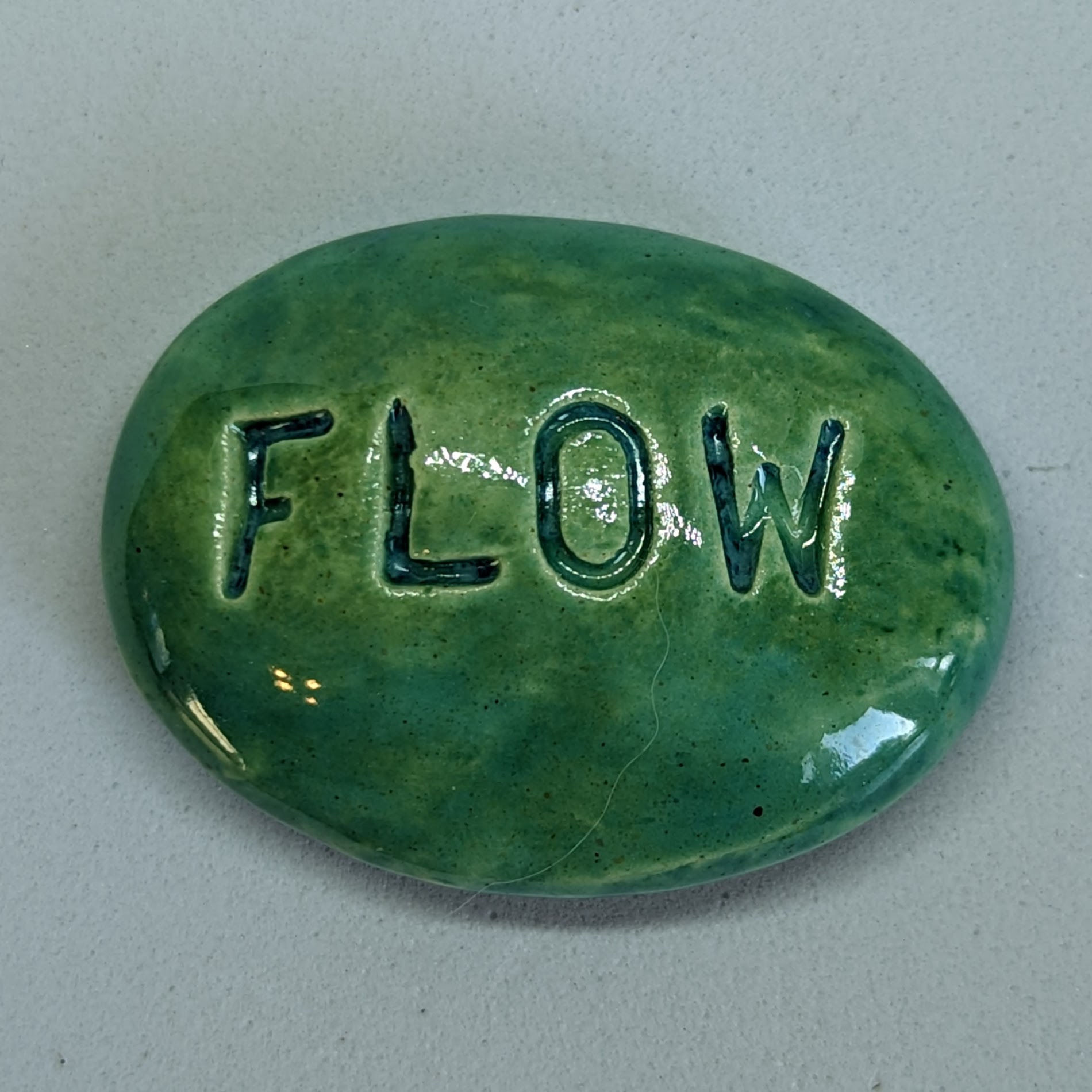 FLOW Pocket Stone - Aquamarine