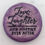 Thumbnail: LOVE, LAUGHTER & HAPPILY EVER AFTER Pocket Stone - Amethyst Purple