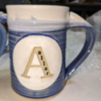 CUSTOM MUG by TC Pottery Studio - You Choose Glaze - Personalized w/Your LOGO